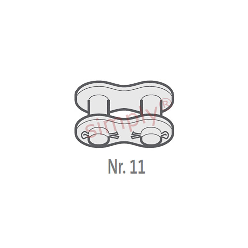 Sedis Alpha 120-1-NO11 ANSI Simplex Cottered Connecting Link 1-1/2 inch Pitch