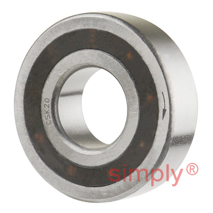 CSK20 20mm Sprag Clutch One Way Bearing Without Keyways 20x47x14mm