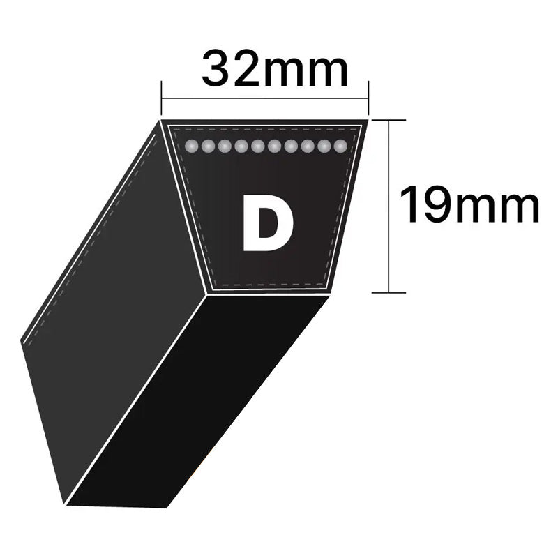 D255 Gates Delta Classic D-Section V-Belt (Uniset Match) - Allow 7-10 Days