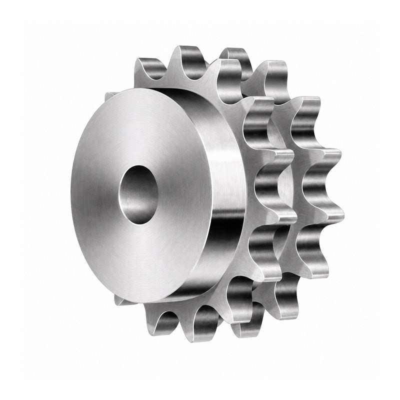 21 Tooth 10B Pilot Bore Double Simplex Sprocket for 5/8 inch Pitch Chain