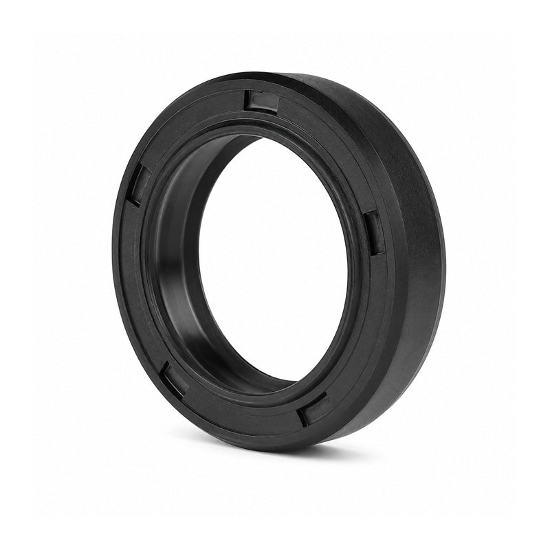6x18x6mm Nitrile Rubber Double Lip Rotary Shaft Oil Seal with Garter Spring TC / R23