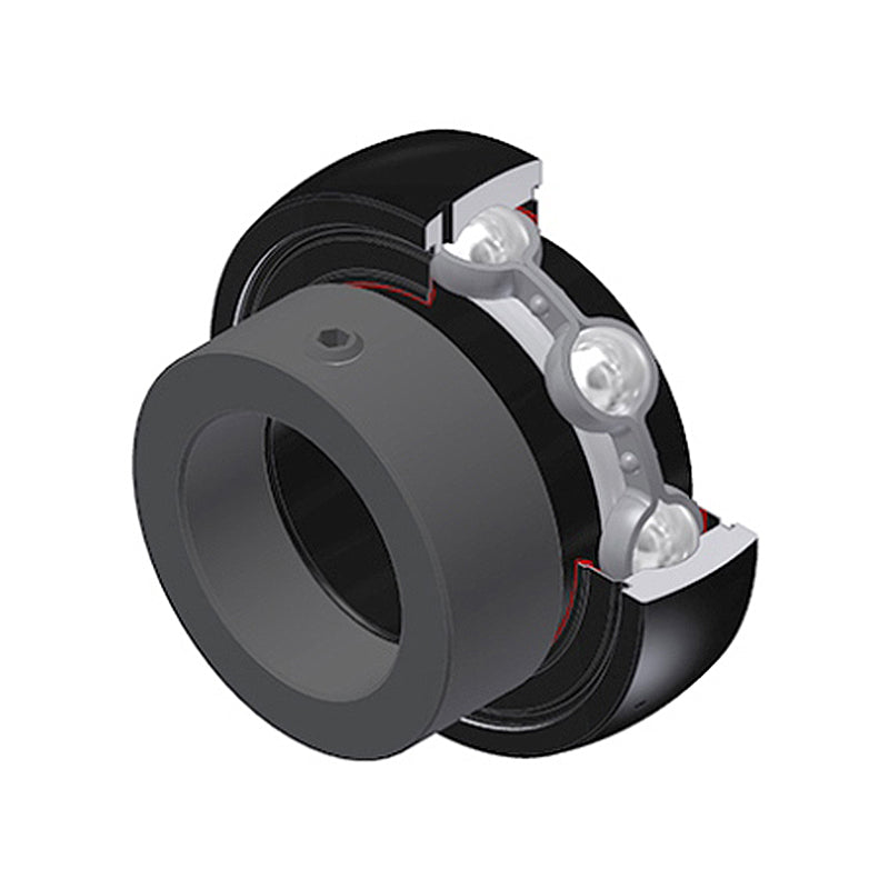 SNR ES209G2T20 Metric Flatback Spherical Outer High Temp Bearing Insert 45mm Bore 85mm Outside Diameter with Eccentric Collar - Allow 2-3 Days