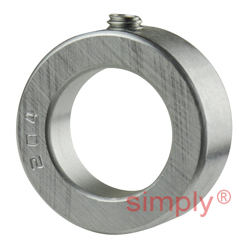 SNR ESPFL204 Metric Two Bolt Oval Pressed Steel Bearing Housing with 20mm Eccentric Collar Insert