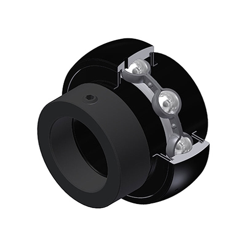 SNR EX217-52G2T20 Imperial Full Width Spherical Outer High Temp Bearing Insert 3-1/4 inch Bore 150mm Outside Diameter with Eccentric Collar - Allow 2-3 Days