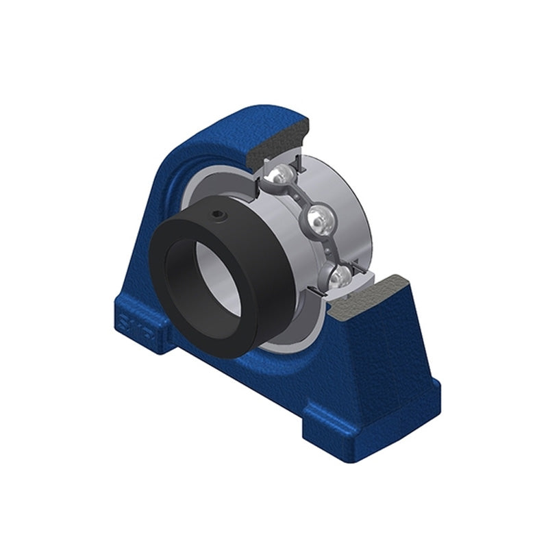 SNR EXPAE206N Threaded Base Small Footprint Metric Pillow / Plummer Block Housing with Eccentric Collar Insert 30mm Bore - Allow 2-3 Days