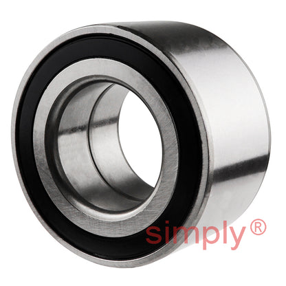 F16037 Rubber Sealed Double Row Wheel Bearing 39x74x39mm