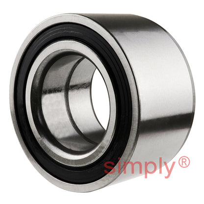 F16040 Rubber Sealed Double Row Wheel Bearing 40x74x40mm
