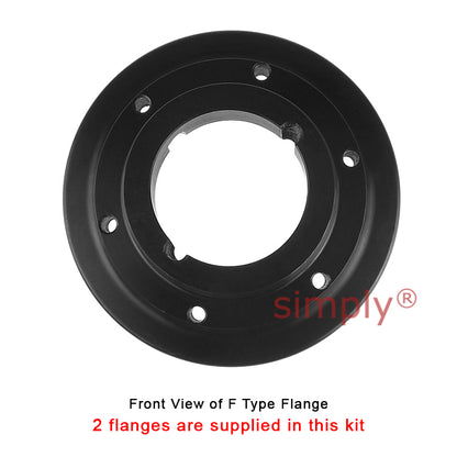 Major Brand F110F/F110F Inner Facing Taper Bores Type Tyre Drive Coupling Assembly with Fire Resistant Antistatic (F.R.A.S) Tyre