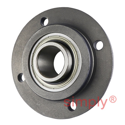 RHP FC35-RHP Four Bolt Round Cast Iron Flanged Bearing Unit and 35mm Insert