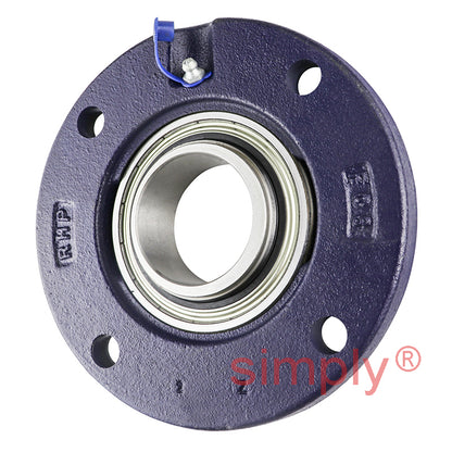 RHP FC50EC-RHP Four Bolt Round Cast Iron Flanged Bearing Unit and 50mm Insert
