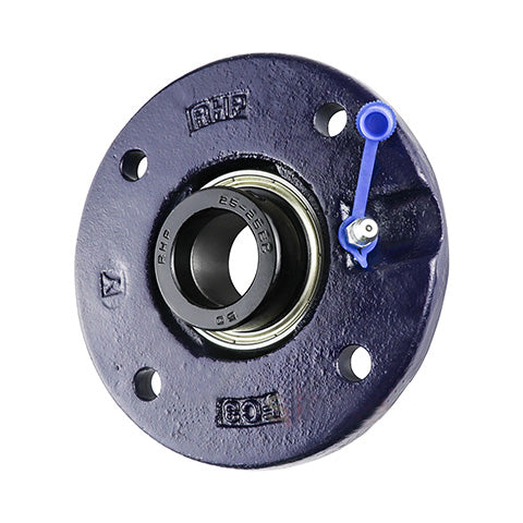 RHP FC1.3/4DEC-RHP Four Bolt Round Cast Iron Flanged Bearing Unit and 1-3/4 inch Insert