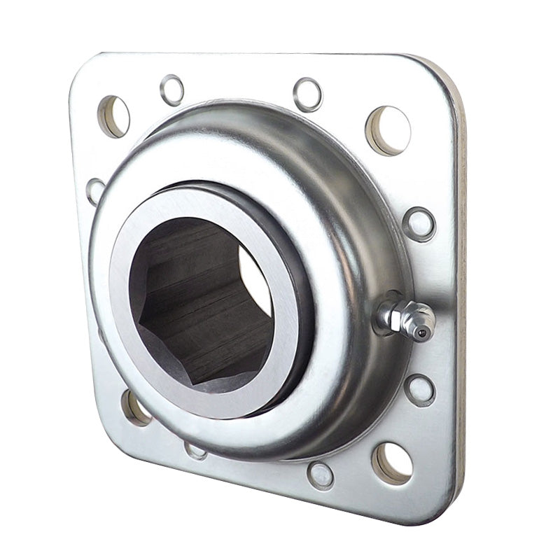 PEER FD211134HX Seedbed Finisher Hex Bore Relubricatable Flanged Disc with Bolt Holes 1.78x5.5x2.1875 inch