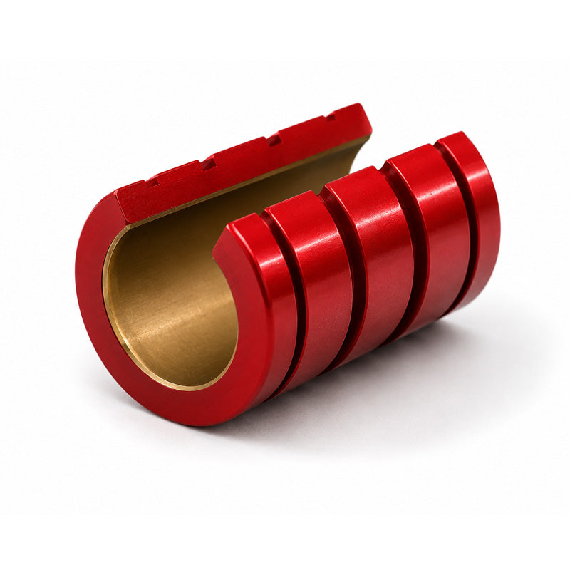 PBC FLN 06 Imperial Open Precision Linear Plain Bearing with Frelon Gold 0.375x0.625x0.875 inch (Allow 2-3 Days)