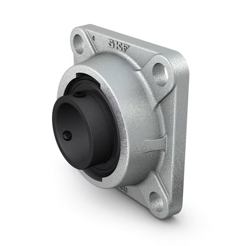 SKF FY40TFVA201 Y Bearing Four Bolt Square High Temperature Flange Unit Housing with Steel Cage Insert for Metric Shaft 40mm