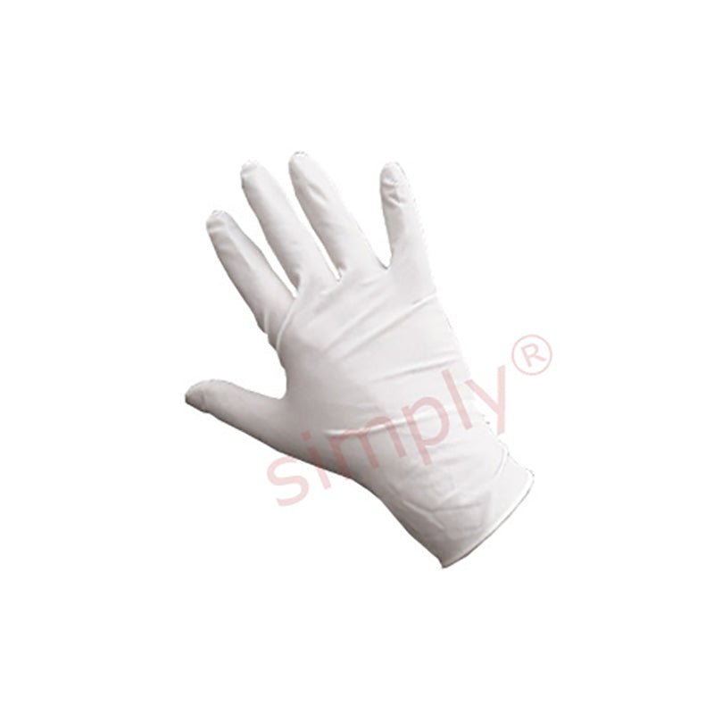 High Quality Lightly Powdered Latex Gloves Size S - Pack of 100
