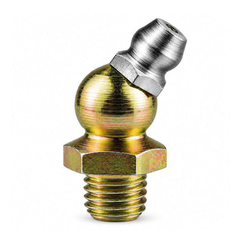 1/4x19 BSPT Hardened Mild Steel Zinc Plated 67.5 deg Hydraulic Grease Nipples - Pack of 500