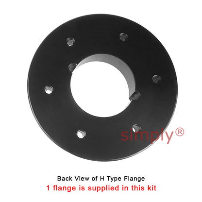 Major Brand F120H/F120B Outer Facing Taper Bore/Pilot Bored Tyre Drive Coupling Assembly with Fire Resistant Antistatic (F.R.A.S) Tyre