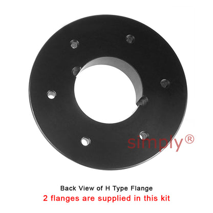 Major Brand F120H/F120H Outer Facing Taper Bores Type Tyre Drive Coupling Assembly with Fire Resistant Antistatic (F.R.A.S) Tyre