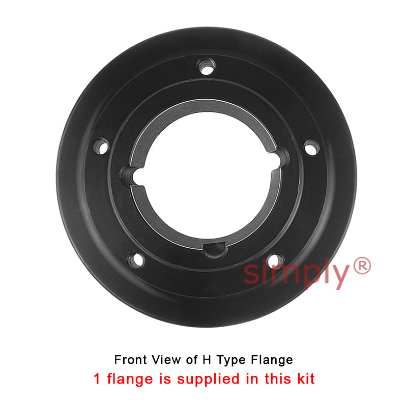 Major Brand F60H/F60F Inner/Outer Facing Taper Bores Type Tyre Drive Coupling Assembly with Fire Resistant Antistatic (F.R.A.S) Tyre