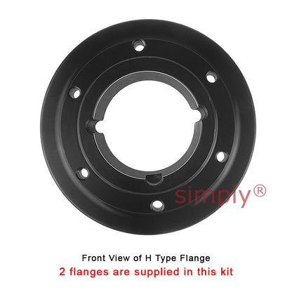 Major Brand F110H/F110H Outer Facing Taper Bores Type Tyre Drive Coupling Assembly with Natural Rubber Tyre
