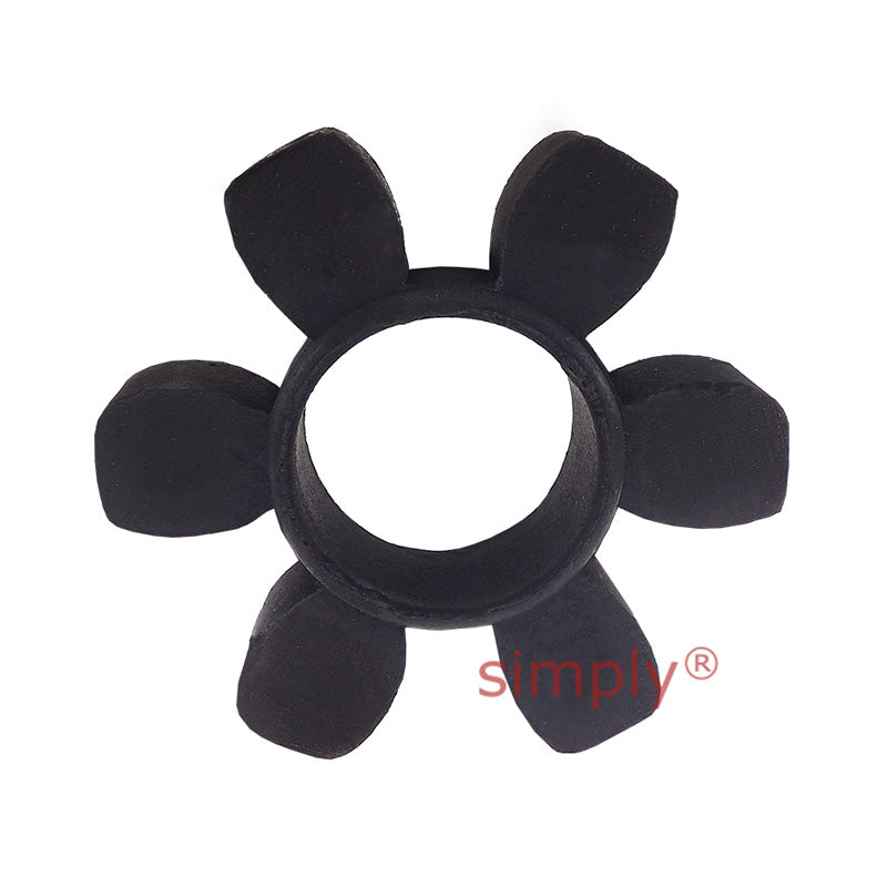 Major Brand HRC280F Coupling Assembly Inner Facing Taper Bores Max Bush Bore 100mm / 4 inch with Natural Rubber Insert