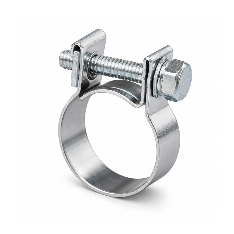 JCS MCZ12 Zinc Plated Steel Mini-Clip Adjustment Range 10-12mm Band Width 9mm