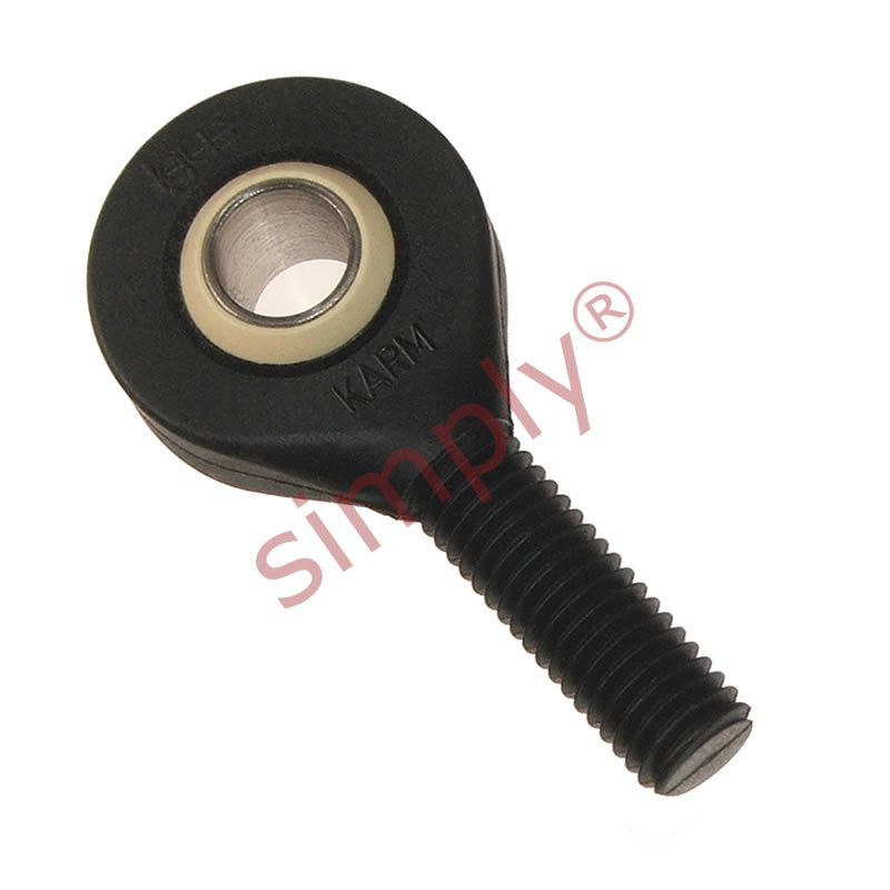 igubal KALM10MH Left Hand Male Plastic Rod End 10mm Bore M10 Thread with Metal Insert - Allow 2-3 Days