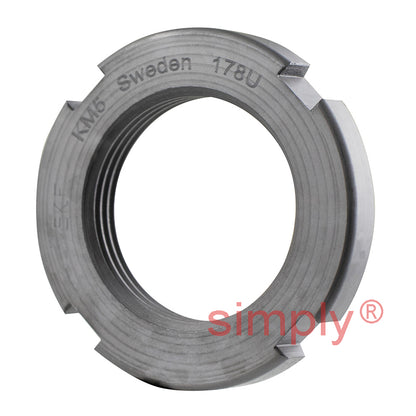 SKF KM5 Lock Nut (Lock Washer Type) M25x1.5mm