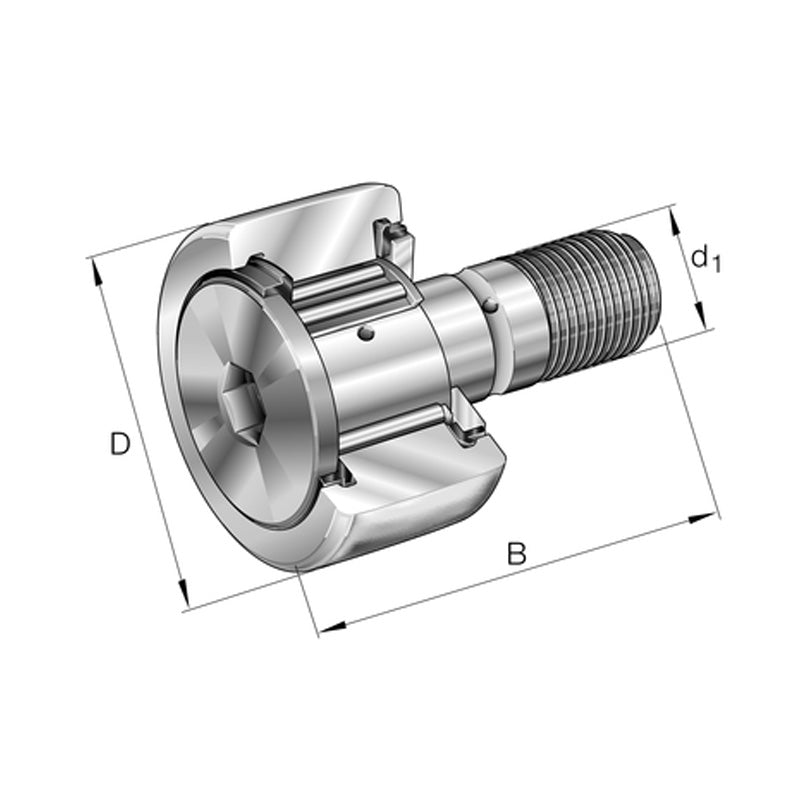 INA KR22-PP Stud Type Track Roller 10x22x36mm - Allow 1-2 Days - Contact Us For Faster Delivery