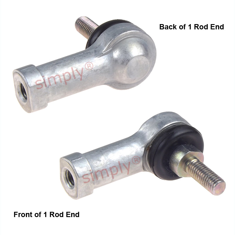 IKO LHSA14L Left Hand Metric Steel / Steel Studded Copper Alloy Bushing with Fixed Dust Cover L-Ball Rod End M14x2 Thread