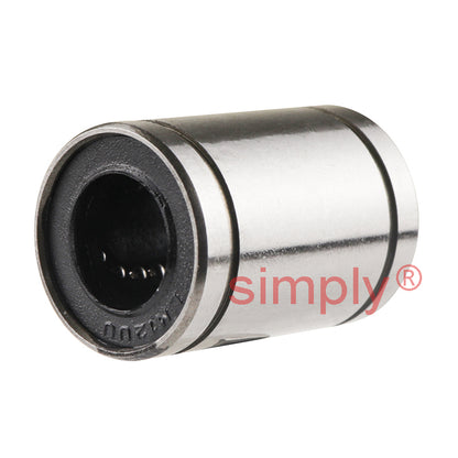 LM12UU Closed Linear Ball Bushing with Rubber Seals 12x21x30mm