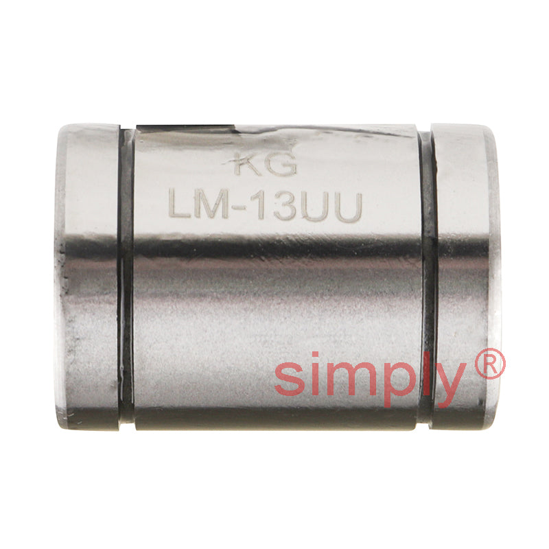LM13UU Closed Linear Ball Bushing with Rubber Seals 13x23x32mm