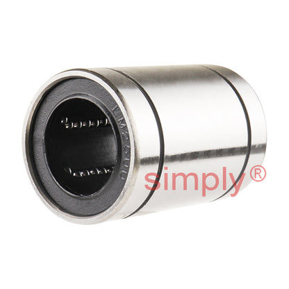 LM25UU Closed Linear Ball Bushing with Rubber Seals 25x40x59mm