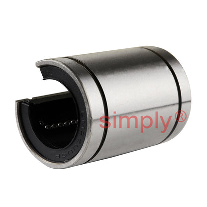 LME25UUOP Open Linear Ball Bushing with Rubber Seals 25x40x58mm
