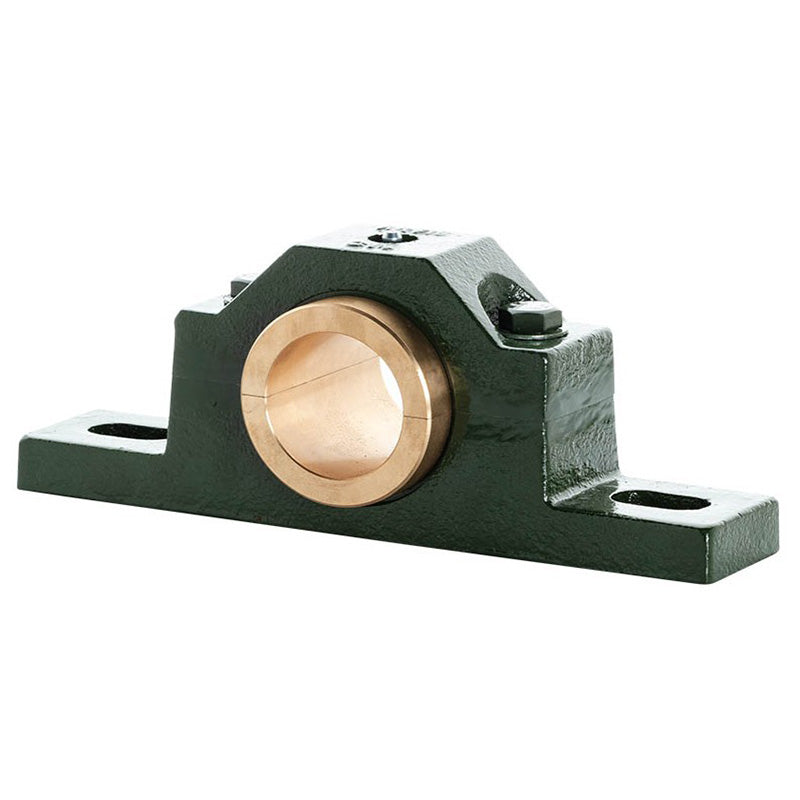 Major Brand LN22E Imperial Split Cast Iron Two Bolt Pillow / Plummer Block Housing with 1-3/8 inch Bore Gunmetal Bush Insert - Allow 3-4 Weeks