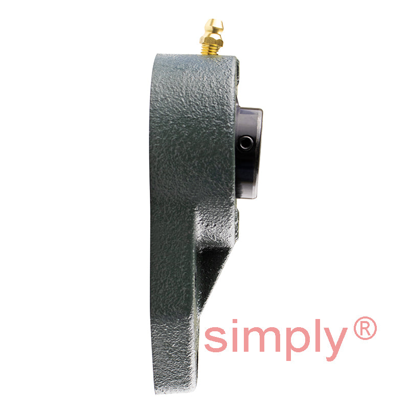 NTN M-UCFH204D1 Metric 3 Bolt Cast Iron Bracket Flange Bearing 20mm Bore