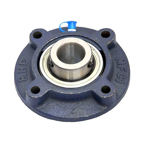 RHP MFC100 Four Bolt Round Cast Iron Flanged Bearing Unit and 100mm Insert