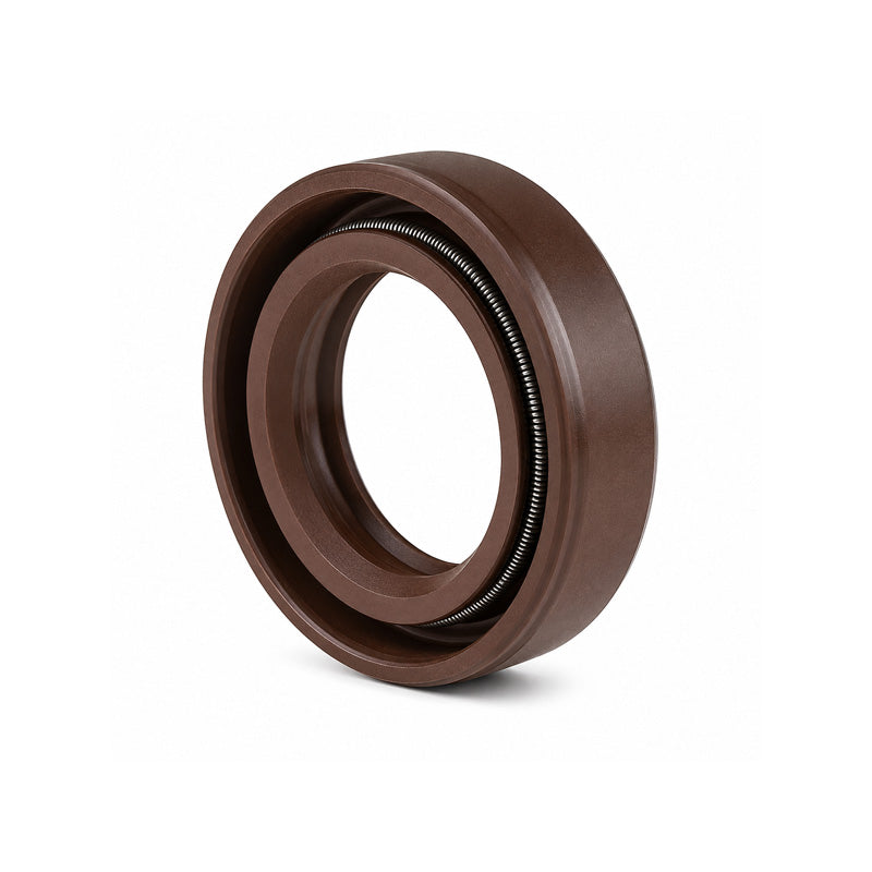 NAK 13x25x5/5.5mm HIGH PRESSURE FKM Rubber Double Lip Rotary Shaft Oil Seal with Extra Internal Sealing Profile with Garter Spring TCN11