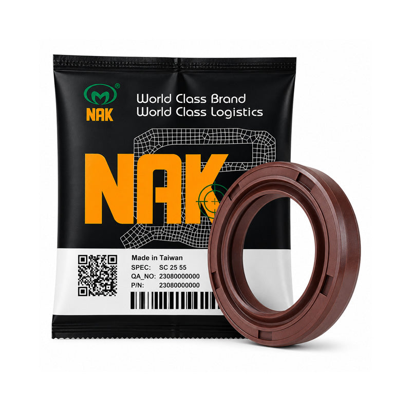 NAK 300x340x20mm FKM Rubber Additional Lining Double Lip Rotary Shaft Oil Seal with Stainless Spring TF - Allow 7-10 Days