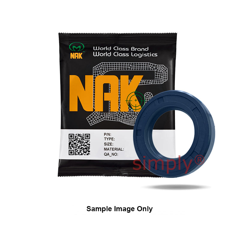 NAK 6x16x5mm Blue Nitrile Rubber Single Lip Rotary Shaft Oil Seal with Stainless Spring SC - Allow 7-10 Days