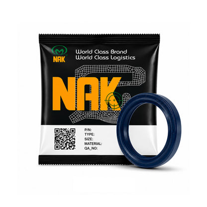 NAK 45x62x7mm Blue Nitrile Rubber Double Lip Rotary Shaft Oil Seal with Garter Spring TC - Allow 7-10 Days