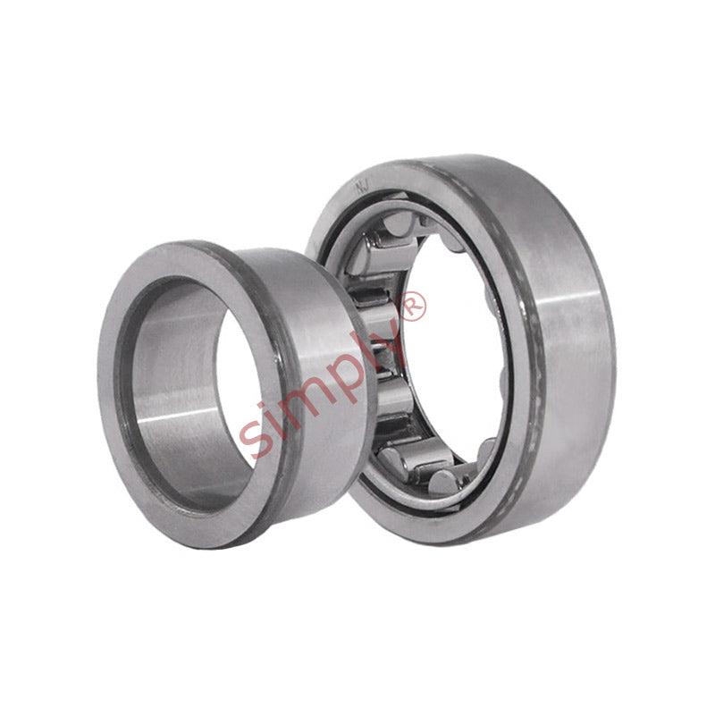 NJ2218-E-TVP2-C3 + HJ2218-E X-life Cylindrical Roller Bearing with Cage and L-section Ring 90x160x40mm