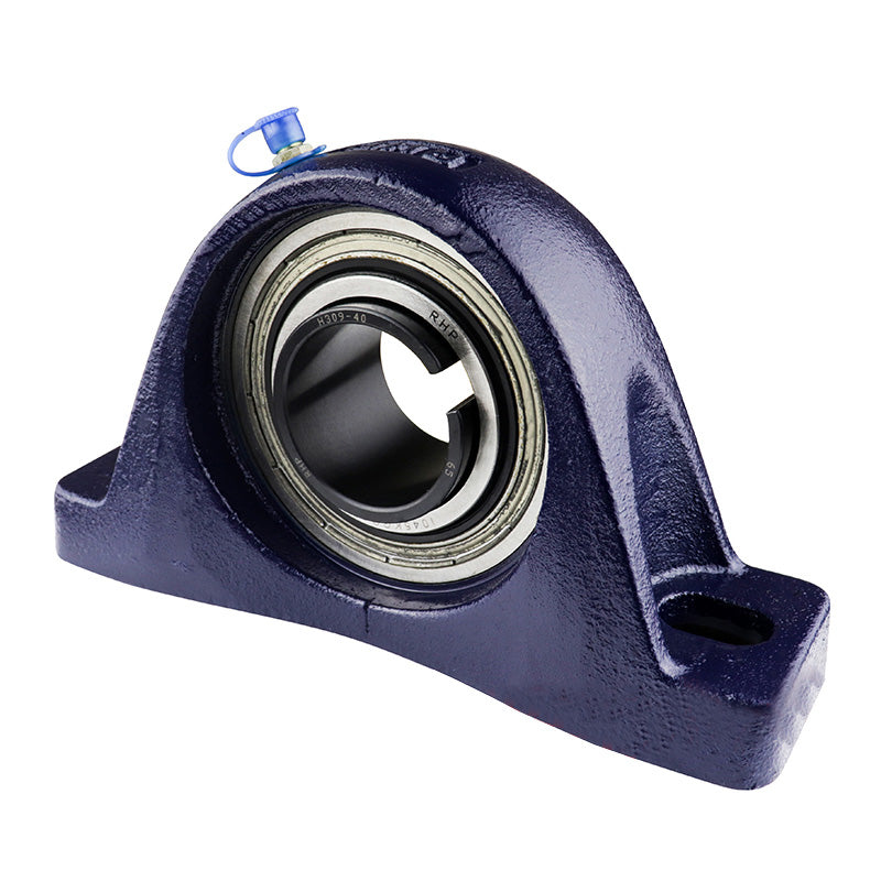 RHP NP1040-1-3/8K Two Bolt Cast Iron Pillow Block and 1-3/8 Bore Taper Insert with Sleeve and Lock Nut