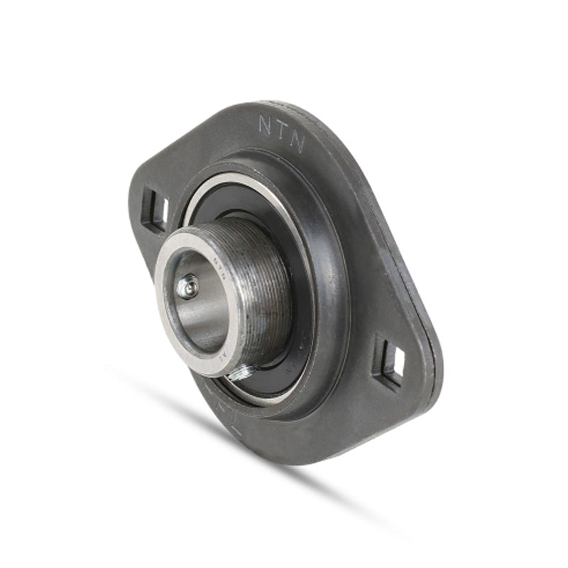 NTN ASPFL205-100 Oval 2 Bolt Pressed Steel Bearing Housing with 1 inch Insert