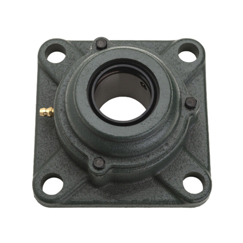 NTN C-UCF324D1 Metric Four Bolt Square Cast Iron Flange Housing with 120mm Bore Insert with Cast Iron Cover - Open Version - Allow 2-3 Days