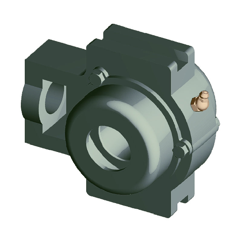 NTN C-UCTX10D1 Metric Cast Iron Take Up Unit with 50mm Bore Bearing Unit with Cast Iron Cover - Open Version - Allow 2-3 Days