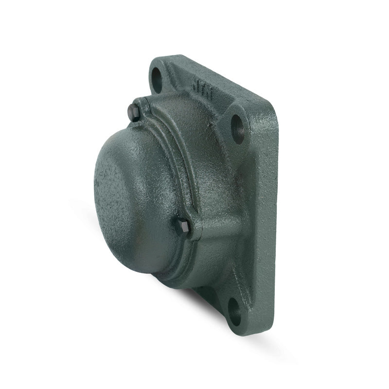 NTN CM-UCFX06-101D1 Imperial Four Bolt Square Cast Iron Flange Housing with 1-1/16 inch Bore Insert with Cast Iron Cover - Closed Version - Allow 2-3 Days