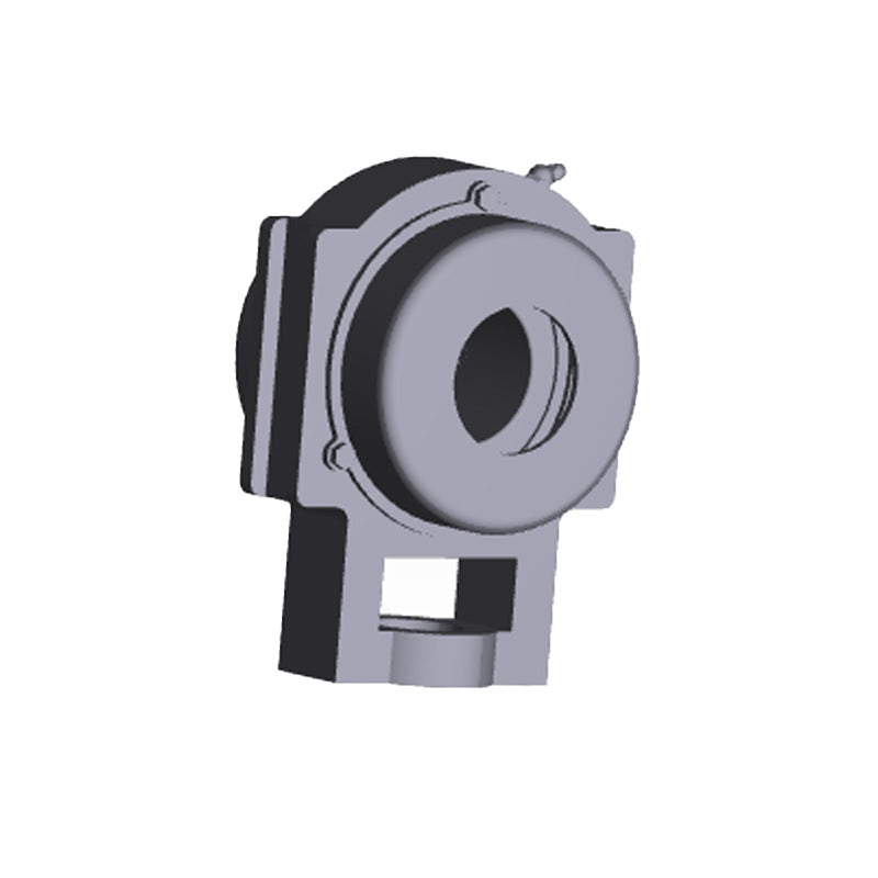 NTN S-UCT204-012D1 Imperial Cast Iron Take Up Unit with 3/4 inch Bore Bearing Unit with Steel Plate Cover - Open Version - Allow 2-3 Days