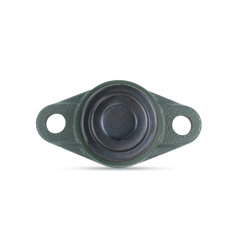 NTN M-SM-UCFL209-111D1 Imperial Two Bolt Oval Cast Iron Flange Housing with 1-11/16 inch Bore Insert with Steel Plate Cover - Closed Version - Allow 2-3 Days