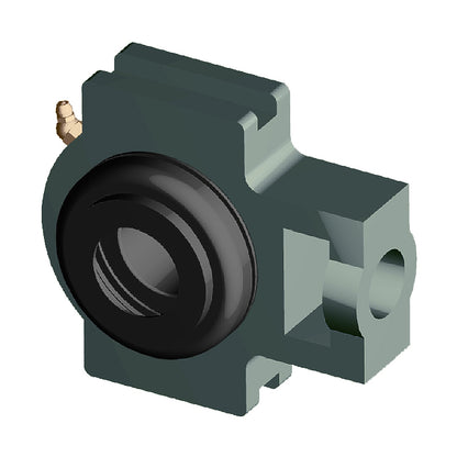 NTN M-SM-UCT211-200D1 Imperial Cast Iron Take Up Unit with 2 inch Bore Bearing Unit with Steel Plate Cover - Closed Version - Allow 2-3 Days